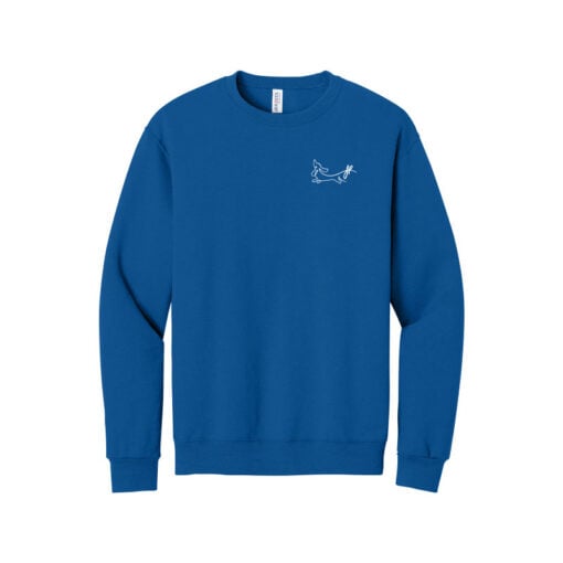 Jacqueline Rollins Dachshund Bowling CoolWick Embroidered Crewneck Sweatshirt - Image 3