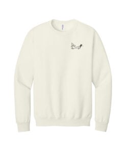 Alternative view of Jacqueline Rollins Dachshund Bowling CoolWick Embroidered Crewneck Sweatshirt