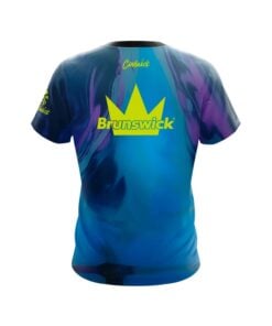 Alternative view of Brunswick Combat Solid Semi-Custom CoolWick Bowling Jersey