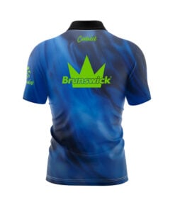 Alternative view of Brunswick Warning Alert Fast Track CoolWick Bowling Jersey