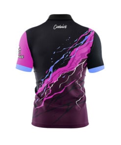 Alternative view of Magenta Voltage Fast Track CoolWick Bowling Jersey