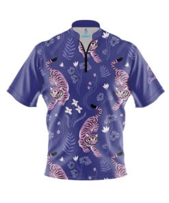 Floral Tiger Fast Track CoolWick Bowling Jersey