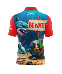 Alternative view of Sharking Fast Track CoolWick Bowling Jersey