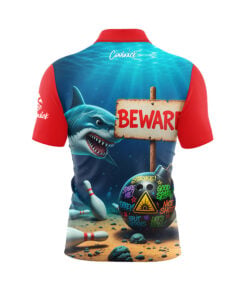 Alternative view of Sharking Fast Track CoolWick Bowling Jersey