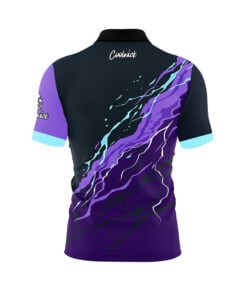 Alternative view of Violet Voltage Fast Track CoolWick Bowling Jersey