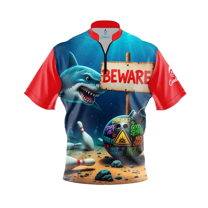Sharking Fast Track CoolWick Bowling Jersey
