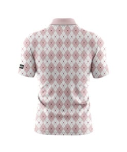 Alternative view of CoolWick Valentine's Argyle Everyday Button Polo