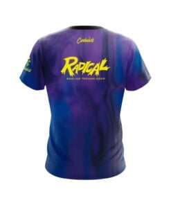Alternative view of Radical Evil Eye Pearl Semi-Custom CoolWick Bowling Jersey