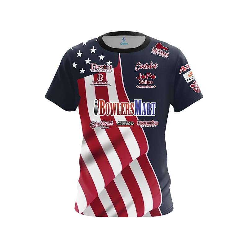 BowlersMart Sean Rash USA CoolWick Bowling Jersey