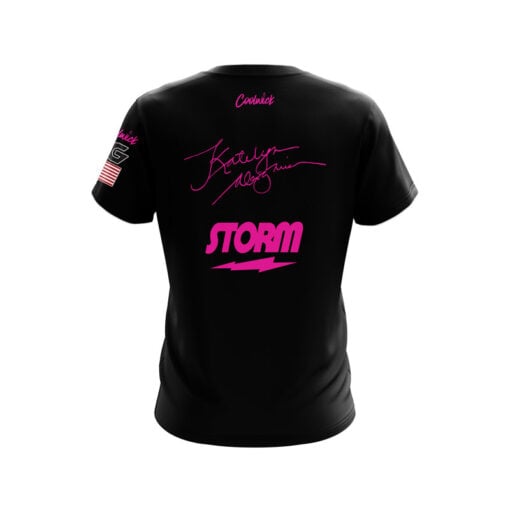Storm Katelyn Abigania Black Pink CoolWick Bowling Jersey - Image 2