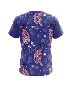Alternative view of Floral Tiger CoolWick Bowling Jersey