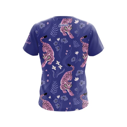 Floral Tiger CoolWick Bowling Jersey - Image 2