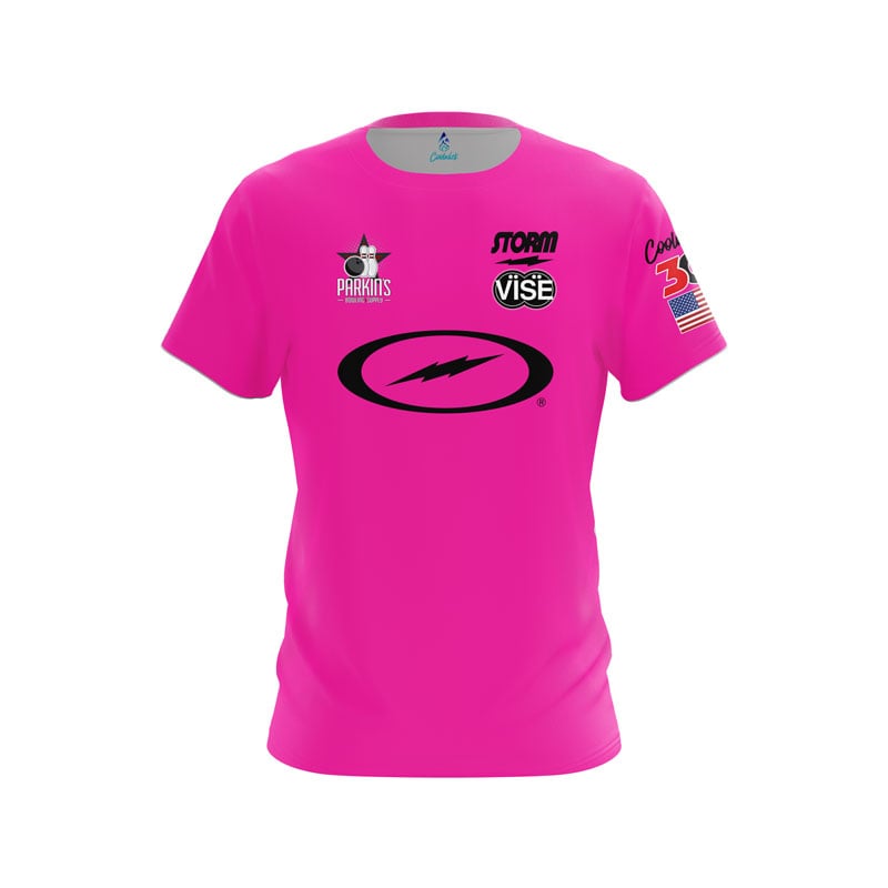 Storm Katelyn Abigania Pink Black CoolWick Bowling Jersey