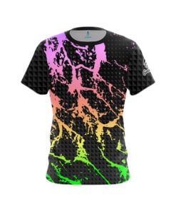 Rainbow Geometric Graffiti CoolWick Bowling Jersey