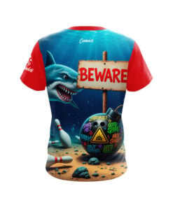 Alternative view of Sharking CoolWick Bowling Jersey