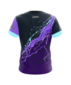 Alternative view of Violet Voltage CoolWick Bowling Jersey