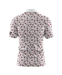 Alternative view of CoolWick Star Spangled Rockets Everyday Button Polo