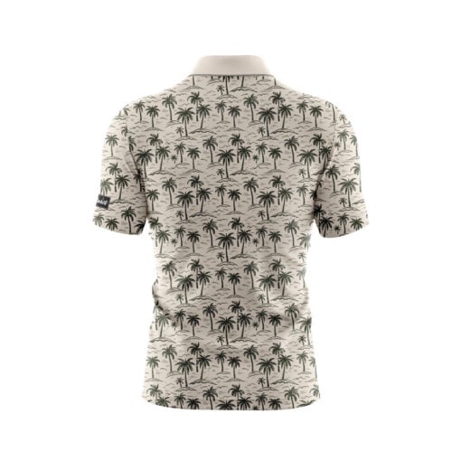 CoolWick Tropical Palms Everyday Button Polo - Image 2