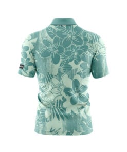 Alternative view of CoolWick Tropically Teal Everyday Button Polo