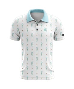 CoolWick Seahorses Everyday Button Polo