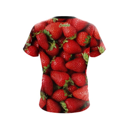 Strawberries CoolWick Bowling Jersey - Image 2