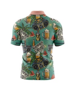 Alternative view of CoolWick Summer Party Everyday Button Polo