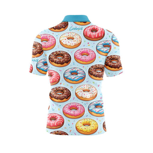 Blue Doughnut Fast Track CoolWick Bowling Jersey - Image 2