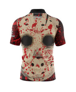 Alternative view of Camp Crystal Lake Fast Track CoolWick Bowling Jersey