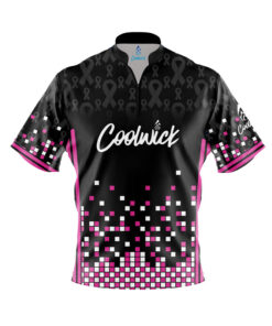 Pixel by Pink Fast Track CoolWick Bowling Jersey - CoolWick
