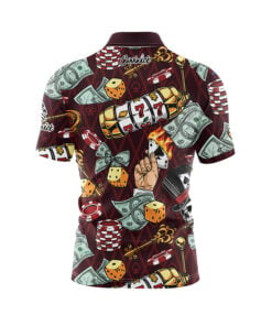 Alternative view of Fortune and Flames Fast Track CoolWick Bowling Jersey