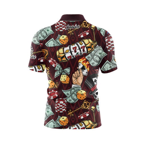 Fortune and Flames Fast Track CoolWick Bowling Jersey - Image 2