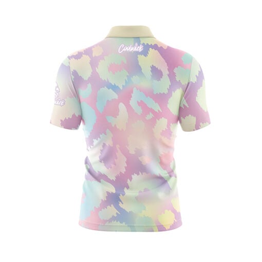 Holographic Leopard Fast Track CoolWick Bowling Jersey - Image 2