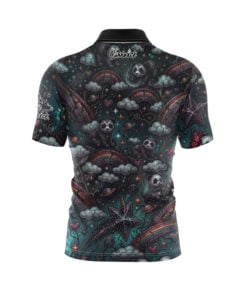 Alternative view of Midnight Pandamonium Fast Track CoolWick Bowling Jersey