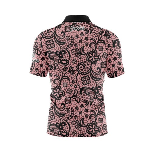 Pink Lace Fast Track CoolWick Bowling Jersey - Image 2