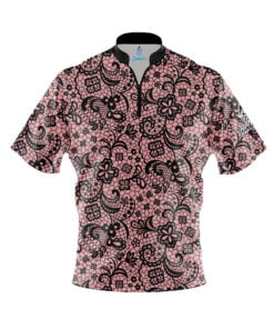 Pink Lace Fast Track CoolWick Bowling Jersey
