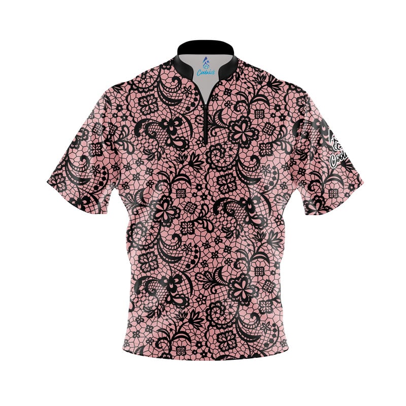 Pink Lace Fast Track CoolWick Bowling Jersey