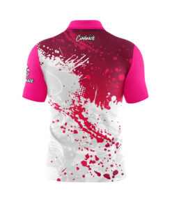 Alternative view of Pink Ocean Spray Fast Track CoolWick Bowling Jersey