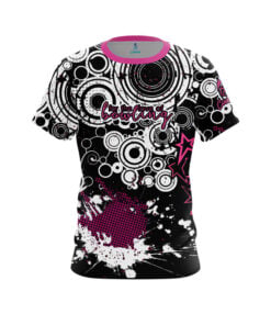 Jennifer Mauerman Stereo Love Pink CoolWick Bowling Jersey