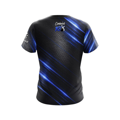 Hammer Kristina Cox Blue Sport CoolWick Bowling Jersey - Image 2