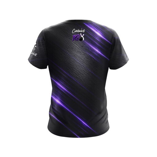Hammer Kristina Cox Purple Sport CoolWick Bowling Jersey - Image 2