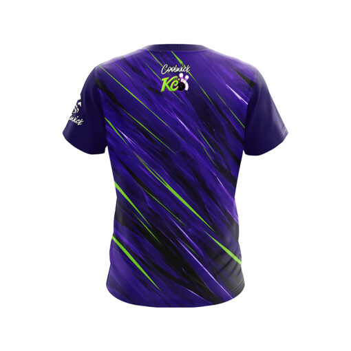 Hammer Kristina Cox Purple Velocity CoolWick Bowling Jersey - Image 2