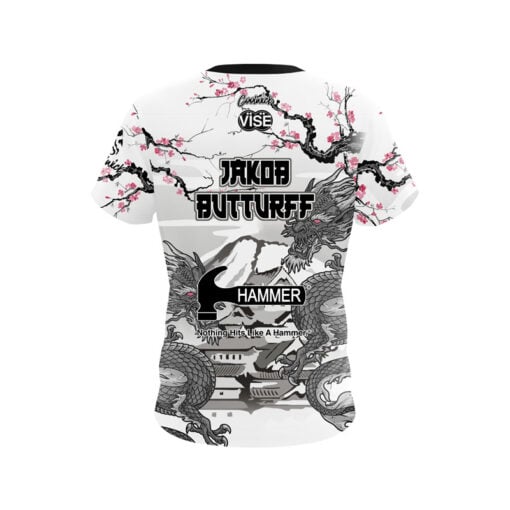 Hammer Jakob Butturff Japanese Dragon CoolWick Bowling Jersey - Image 2