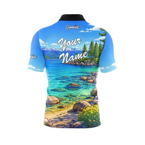 Lake Tahoe Fast Track CoolWick Bowling Jersey - Image 3