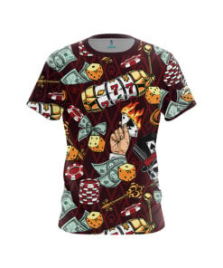 Fortune and Flames CoolWick Bowling Jersey