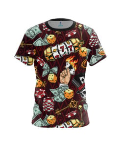 Fortune and Flames CoolWick Bowling Jersey