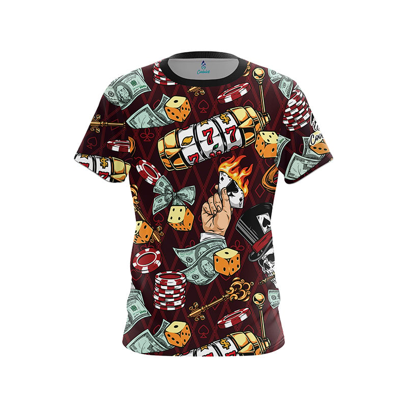 Fortune and Flames CoolWick Bowling Jersey