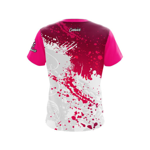 Pink Ocean Spray CoolWick Bowling Jersey - Image 2