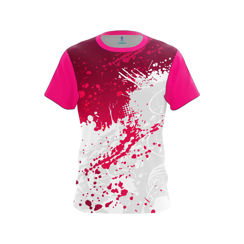 Pink Ocean Spray CoolWick Bowling Jersey