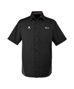 Belmo Men's Vintage Button Up Pocket Polo