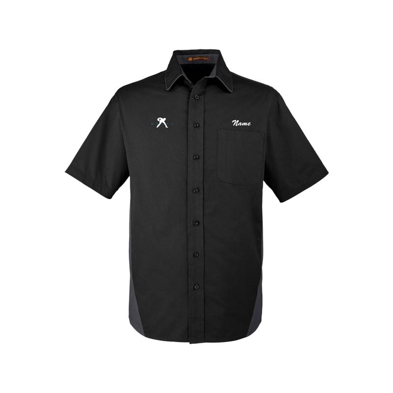 Belmo Men's Vintage Button Up Pocket Polo